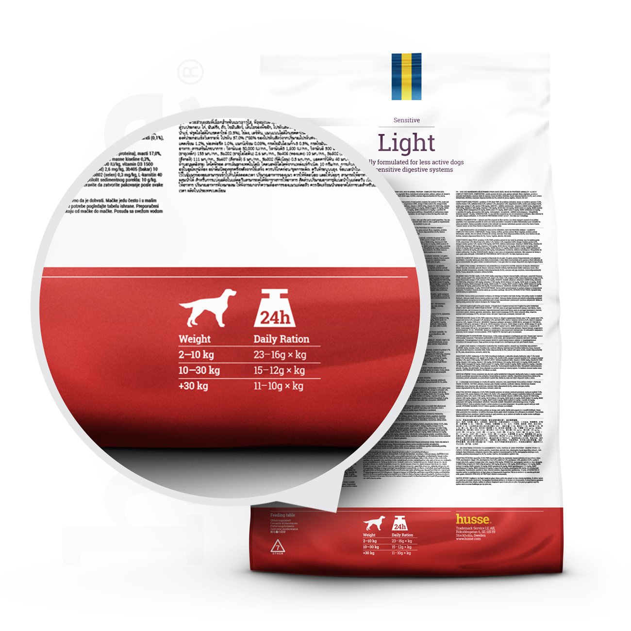 Sensitive Light, 12.5 kg | Con sobrepeso/ Hipoalergénico | 12,5 kg | 470926