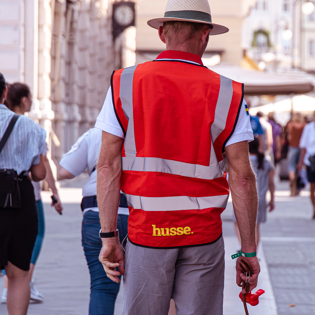 Reflective Vest, S/M | Vest with reflective strips for increased visibility