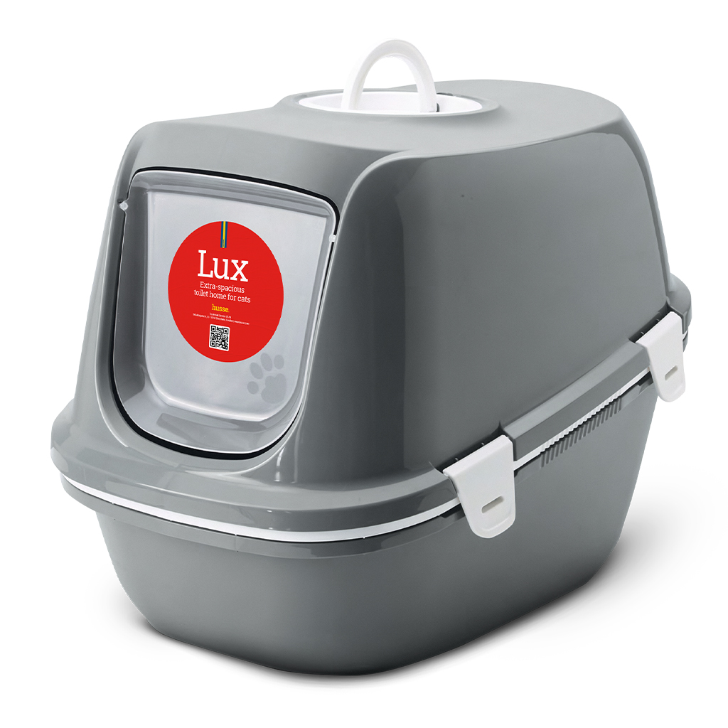 LUX | Sistem complet de litieră, extra-spațioasă cu filtru de cărbune activ