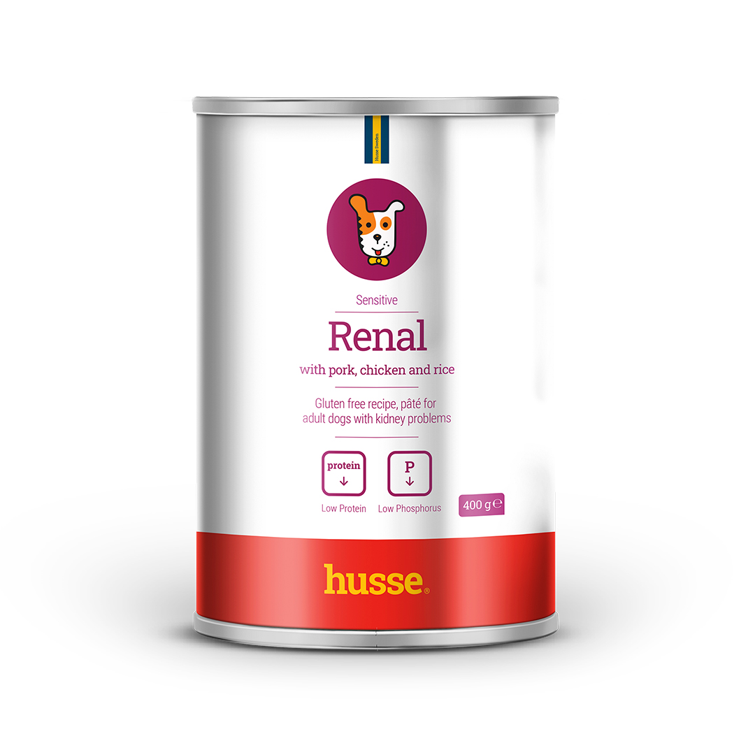 Renal, with pork, chicken & rice, 400 g | Pâté for dogs with kidney problems