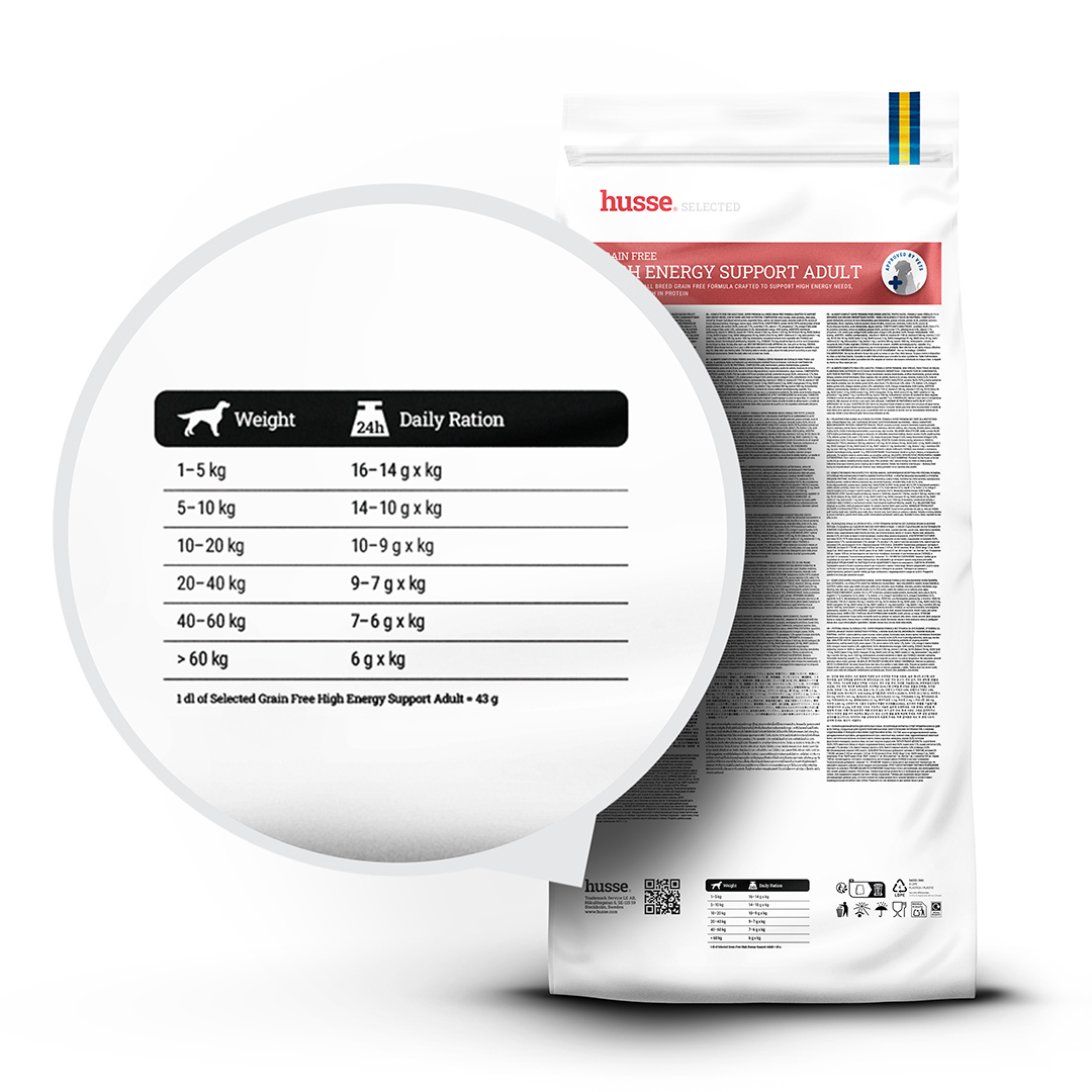 Grain Free High Energy Support Adult, 12 kg | Formulated to meet the energy needs of highly active lifestyles
