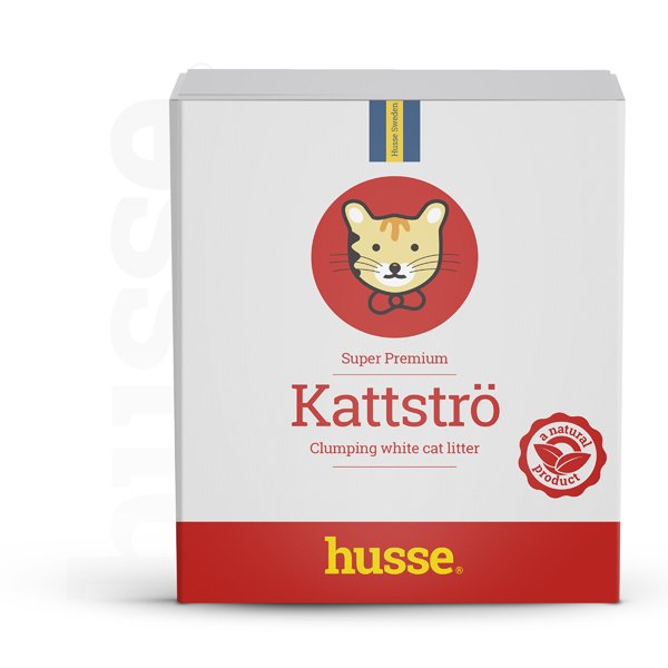 Kattströ White, 15 L | Cat litter made of white bentonite clay