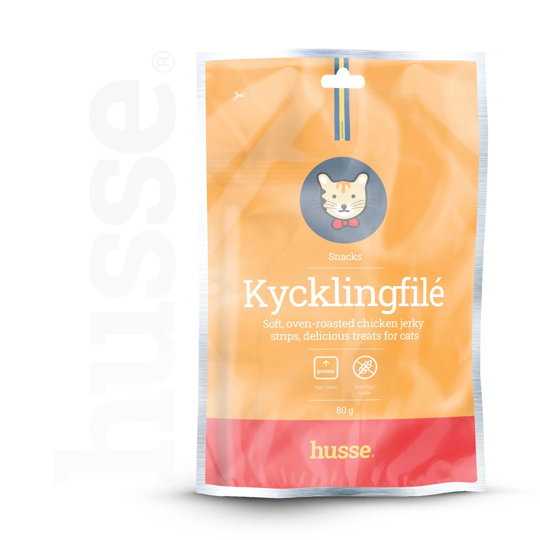 Friandises au Poulet pour Chats | Kycklingfilé - 80 g