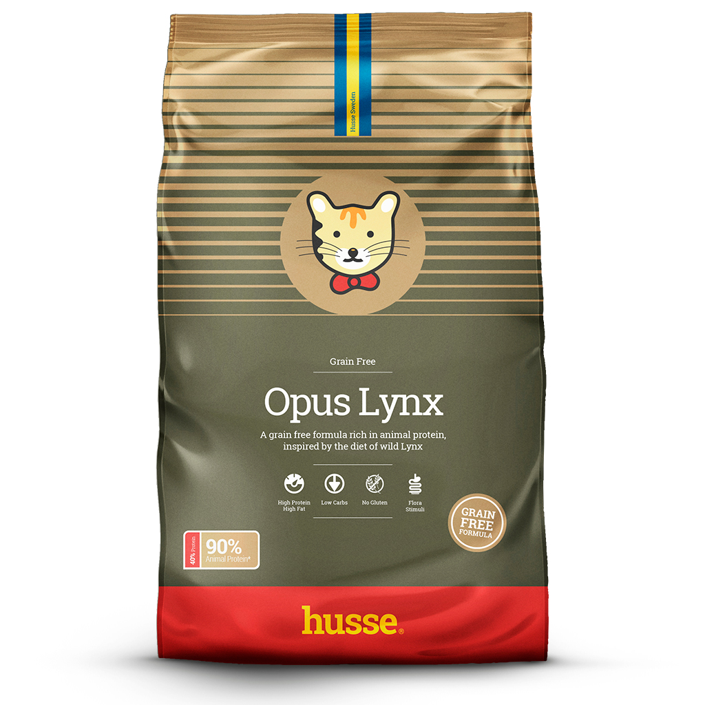 OPUS LYNX | Hrană uscată completă Super Premium, hipoalergenică, fără cereale și gluten, pentru pisici adulte cu sisteme digestive sensibile sau predispuse la alergii