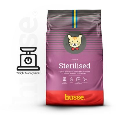 Exclusive Sterilised, 2 kg | Dry food made to satisfy a sterilised cat’s unique nutritional needs