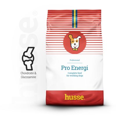 Pro Energi, 15kg - Husse Working Dog Food Complete Adult Dry Dog Food Chicken & Salmon