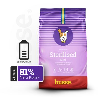 Sterilised Mini | Komplett foder med högt proteininnehåll för att främja en god kondition