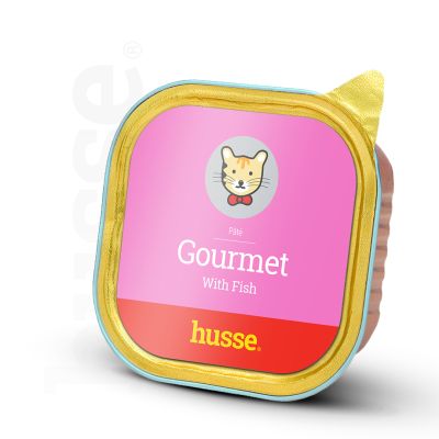Gourmet pâté with fish, 100 g | Balanced meal with added vitamins