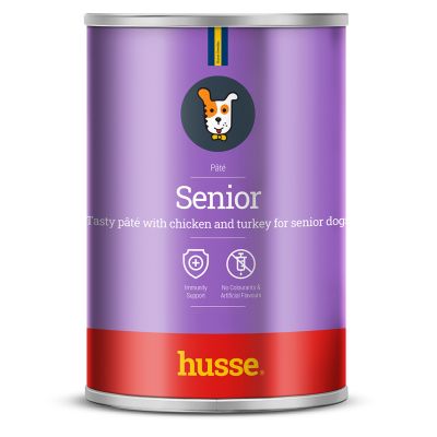 Senior, 400 g | Tasty pâté with chicken & turkey for senior dogs