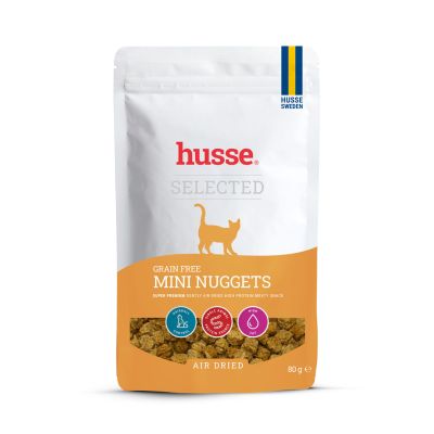 Grain Free Mini Nuggets, 80 g | Air-dried chicken treats for cats