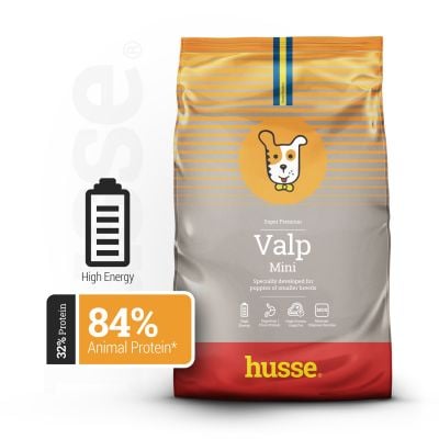Valp Mini, 2kg - Husse Small Breed Natural Complete Puppy Dry Dog Food Chicken & Rice