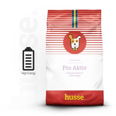 Pro Aktiv, 20kg - Husse Working Dog Food Large Breed Complete Adult Dry Dog Food Chicken Based
